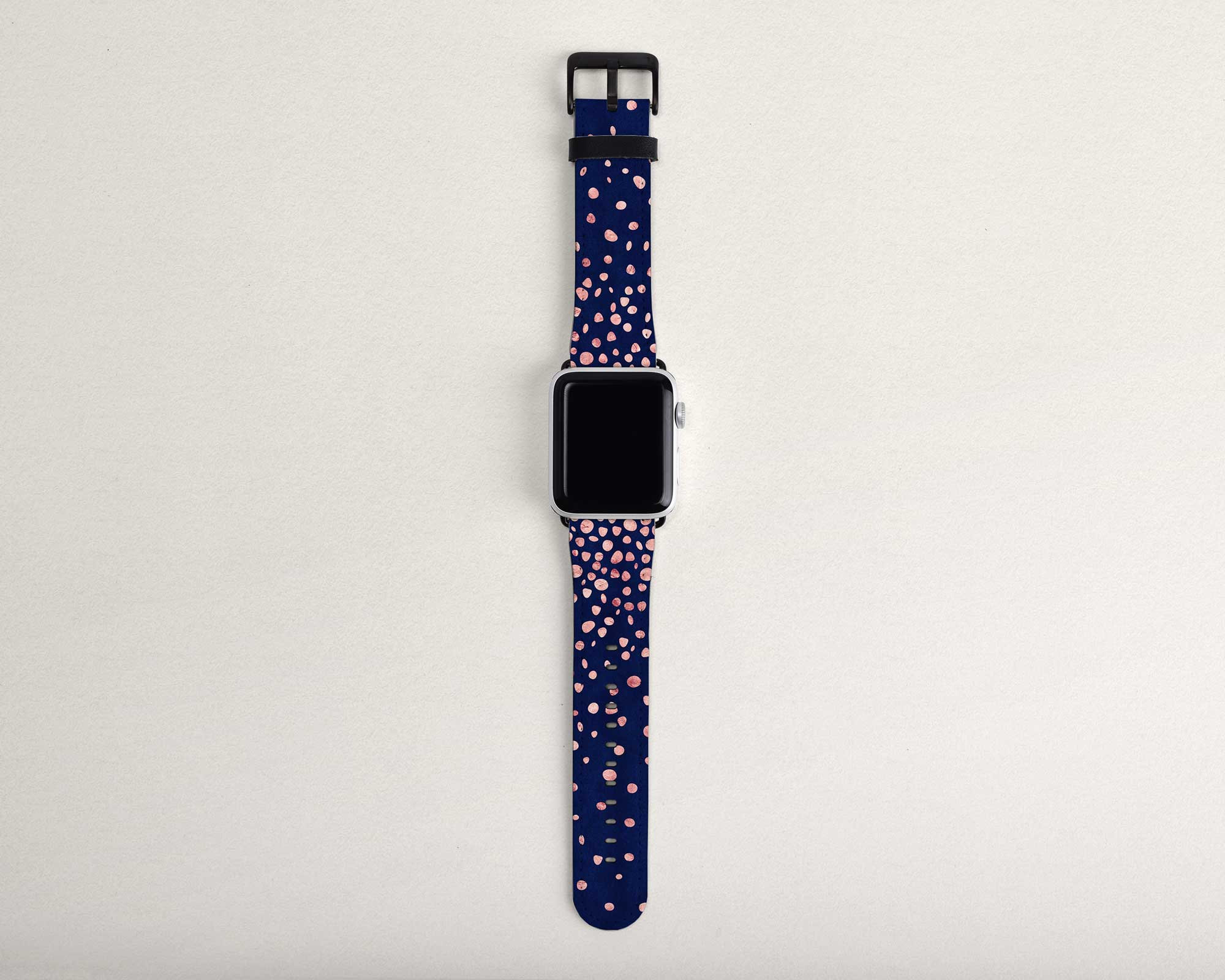 Blue and Pink Confetti Apple Watch Band Women's Apple Etsy