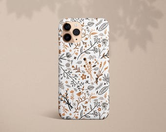 Cute Flower Pattern Samsung Galaxy Phone Case for S25 S24 FE S23 Plus Ultra S22 S21 S20 Floral Aesthetic