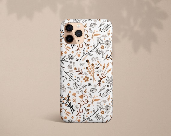 Cute Flower Pattern Samsung Galaxy Phone Case for S25 S24 FE S23 Plus Ultra S22 S21 S20 Floral Aesthetic
