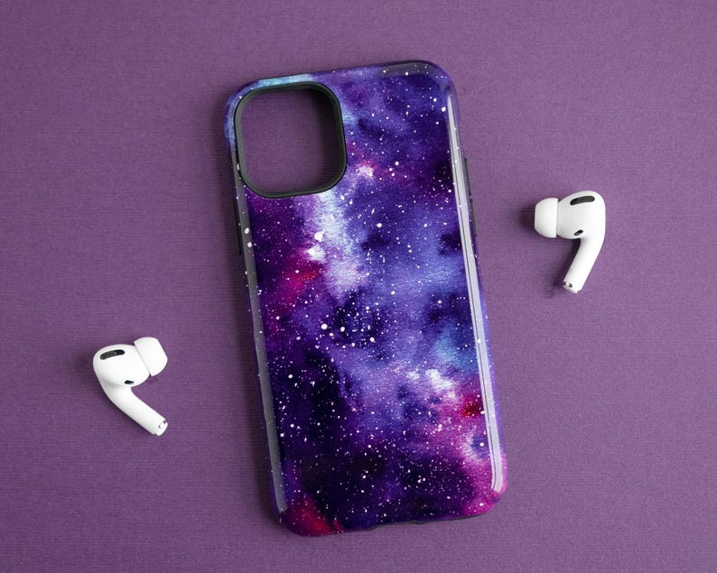 Purple Outer Space Google Pixel Phone Case for Google Pixel 10 9 8 Pro 7 6 XL Celestial Star Design image 2