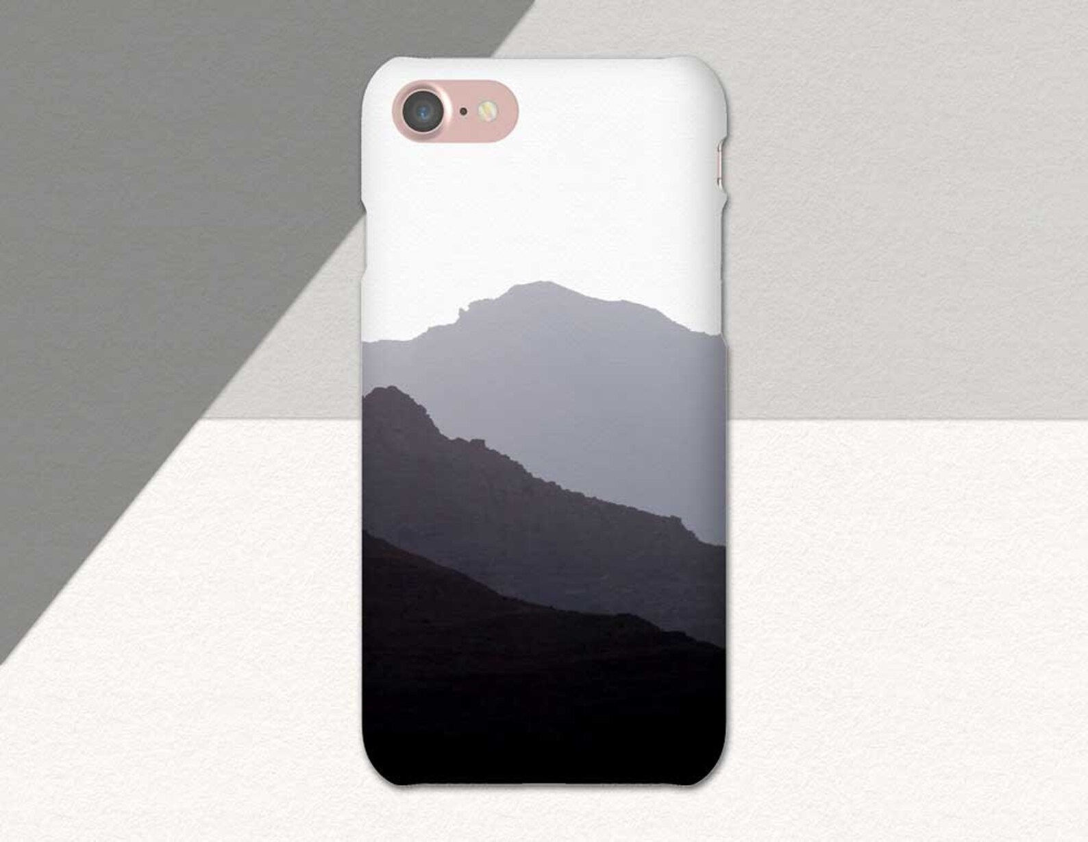Minimalist Phone Case Iphone 6 Case Minimal Gray Black and Etsy