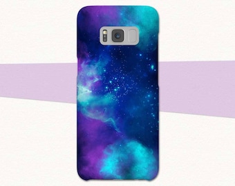Outer Space Galaxy S8 Case, Purple Blue Galaxy S7 S6 S5, Stars Galaxy Case, Samsung Galaxy S8 Plus, S9 Plus Galaxy A3 A5, Phone Case S9 Case