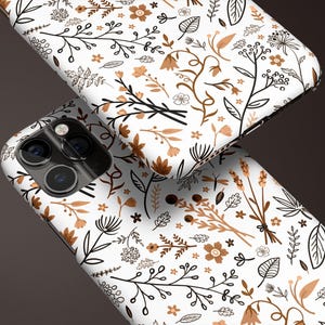 Cute Flower Pattern Samsung Galaxy Phone Case for S25 S24 FE S23 Plus Ultra S22 S21 S20 Floral Aesthetic image 2