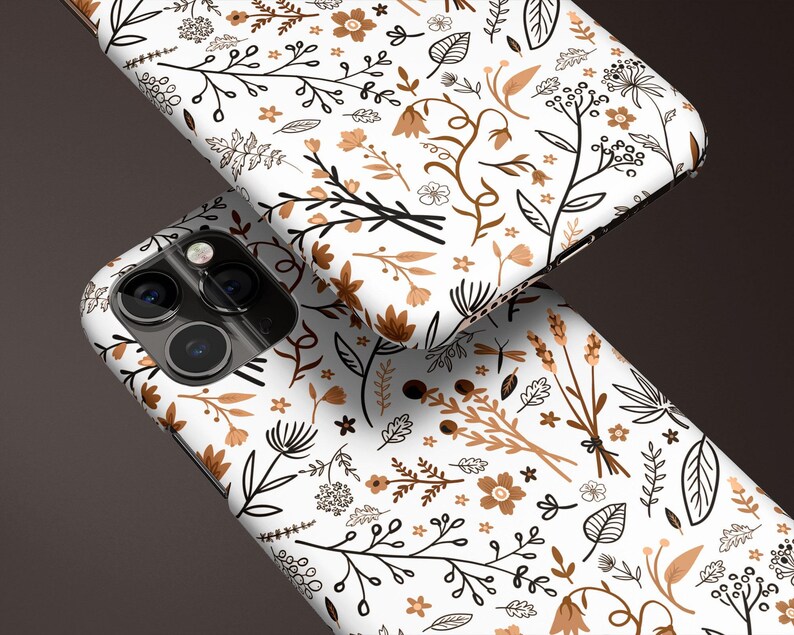 Cute Flower Pattern Samsung Galaxy Phone Case for S25 S24 FE S23 Plus Ultra S22 S21 S20 Floral Aesthetic image 2