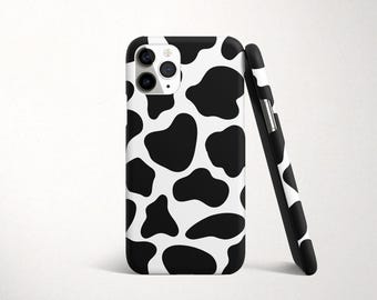 Funda De Teléfono Transparente Con Tampado De Vaca Y Flor De Dibujos Animados Para IPhone 11 12 13 14 15 16 Pro Max Mini XR XS X 7 8 Plus SE2020, Funda De Silicona - AliExprs