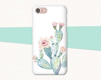 Cactus Phone Case, Cactus iPhone Case, iPhone 6 Flower Case, iPhone 7 Plus Case, Succulent iPhone Case, iPhone SE Case Cactus, 6 Plus Cactus