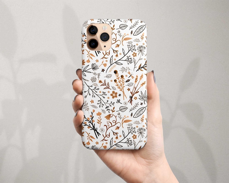 Cute Flower Pattern Samsung Galaxy Phone Case for S25 S24 FE S23 Plus Ultra S22 S21 S20 Floral Aesthetic image 3