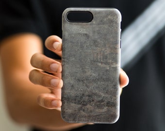 Concrete iPhone Case, iPhone 7, iPhone 6 Case Cement, Gray iPhone 6S, for iPhone SE, Gift for Him, Cell Phone Case for Guys, 6 Plus, 6S Plus