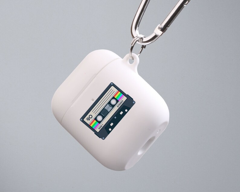 Cute Vintage Cassette Tape Airpod Case With Keychain for Etsy