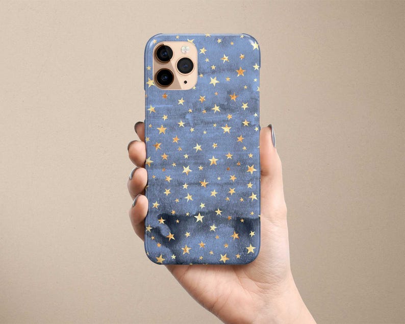iPhone 11-hoesje blauwe sterren iPhone 11 Pro-hoesje Celestial iPhone 11 Pro Max-hoesje Nieuw telefoonhoesje iPhone 12 afbeelding 4