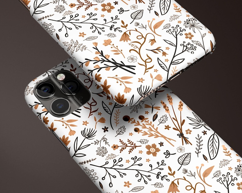 Floral Pattern Phone Case for Samsung Galaxy S26 S25 S24 FE S23 Plus Ultra S22 S21 S20 Cute Flowers image 3
