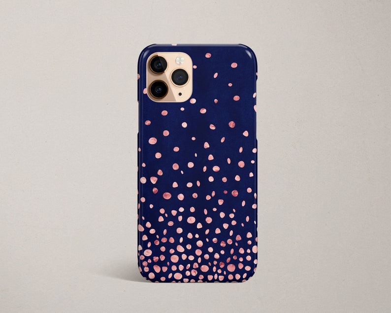 Rose Gold Google Pixel Phone Case Confetti Pixel Case Blue Pixel3A Case Google Pixel XL Case Rose Gold Pixel 4 XL Case Google Pixel 2 Case 3 image 3