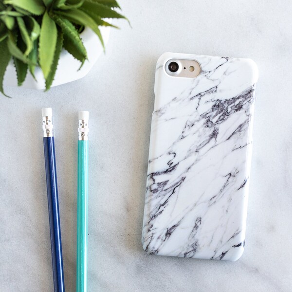 Marble iPhone 7 Case, Black and White Marble iPhone 6S Case, iPhone SE Case Marble, iPhone 7 Plus Case Marble, iPhone 6 Plus Case Marble, 6S