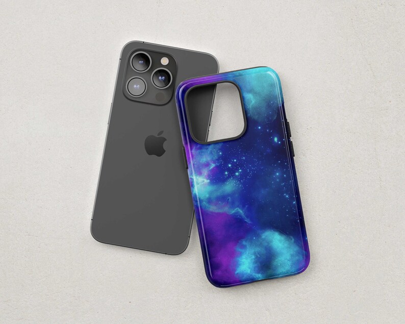 two iphone cases sitting next to each other