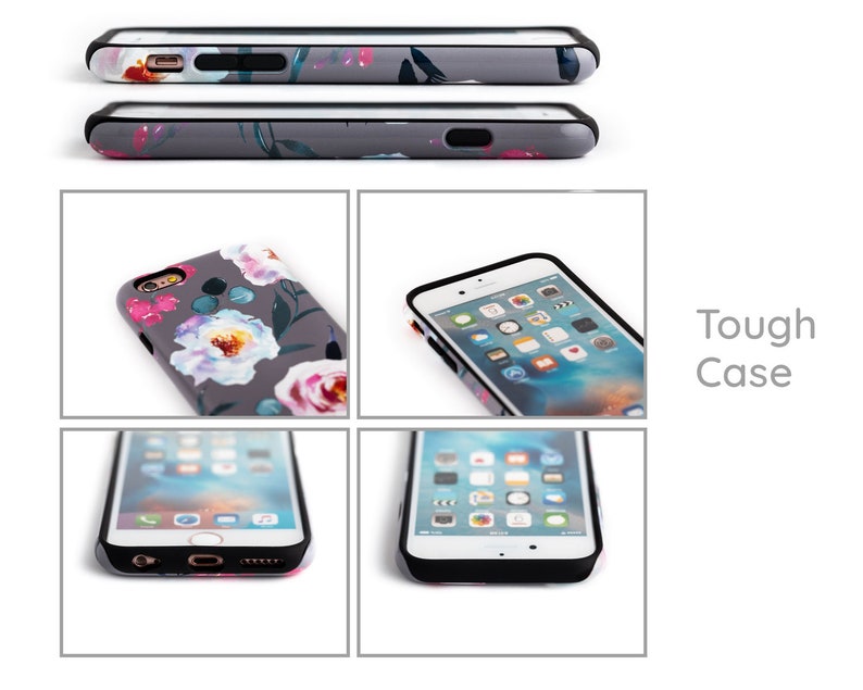 Pink Marble iPhone 8 Plus Case, iPhone 6 Plus Marble Case, iPhone 6 Case Marble, Pink iPhone 6S Plus, iPhone 7, iPhone SE Case Marble image 4