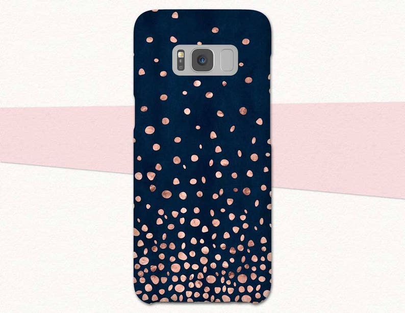 Pink Confetti Blue Galaxy S9 Case Blue S10 Samsung Galaxy S21 Ultra Rose Gold Samsung Galaxy S20 Plus Note 9 10 20 Case S9 Plus A51 5G A71 image 2