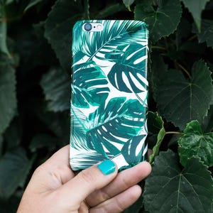 Tropische Blätter iPhone 11 Pro Max Hülle iPhone 11 Hülle iPhone 11 Pro Max Hülle iPhone 11 Pro Hülle iPhone 11 mit Tropischen Blättern Sommer Palme Bananenblätter Bild 3