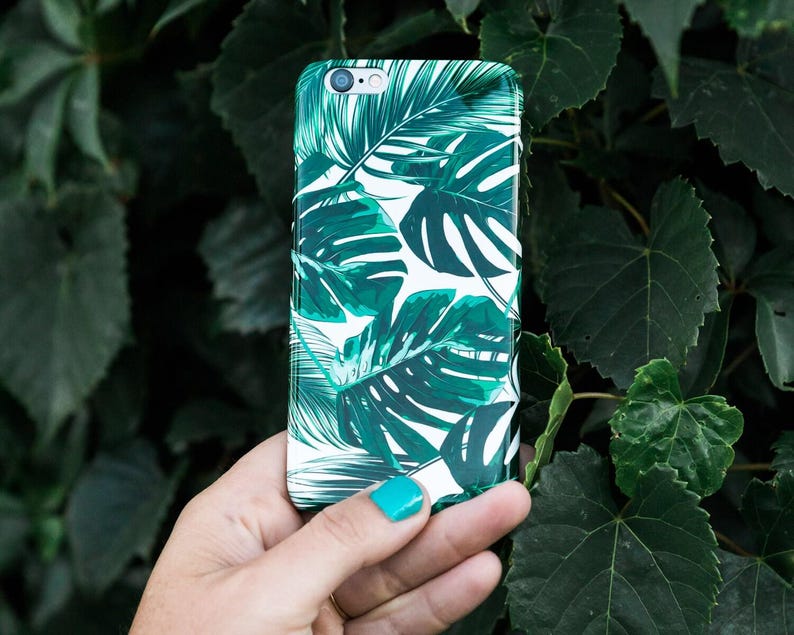 Tropische Blätter iPhone 11 Pro Max Hülle iPhone 11 Hülle iPhone 11 Pro Max Hülle iPhone 11 Pro Hülle iPhone 11 mit Tropischen Blättern Sommer Palme Bananenblätter Bild 3