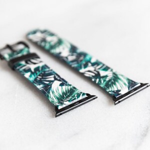 Navy Blue White Pink Striped Apple Watch Band Series 5 4 3 2 1 iWatch Band Stripes Apple Watch Band Women's 38mm Watch Band 44mm 40mm 42mm image 10