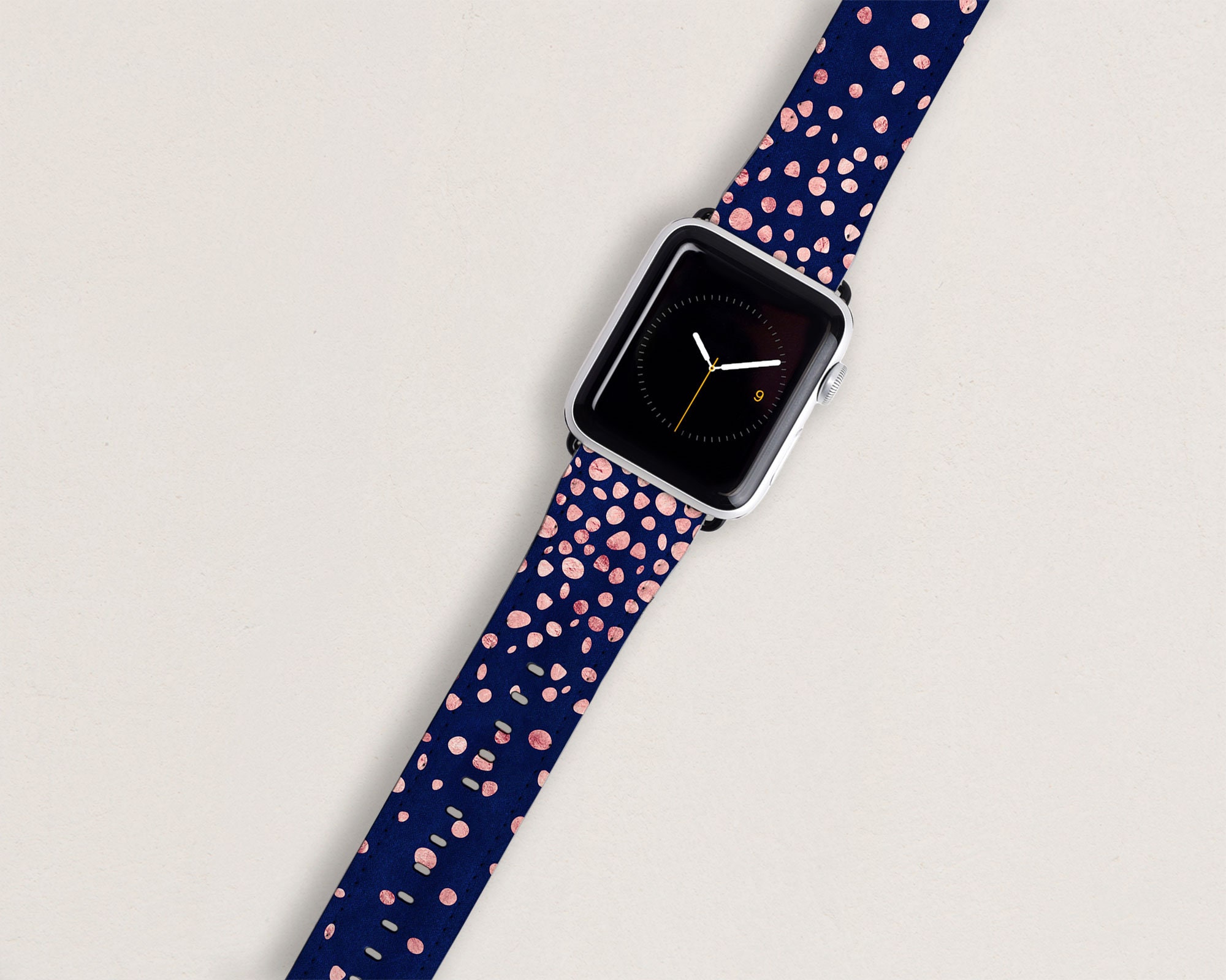 Blue and Pink Confetti Apple Watch Band Women's Apple Etsy
