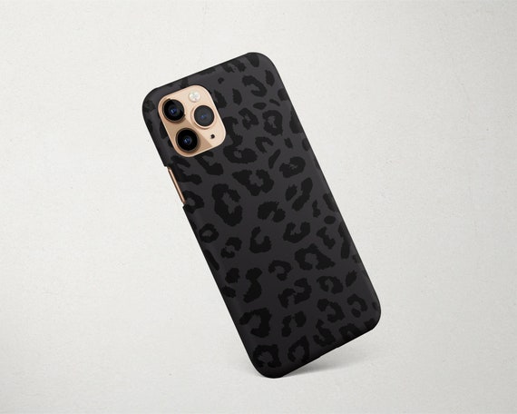 Subtle Black Leopard Print Iphone 12 Case for Iphone 11 Pro | Etsy Hong Kong
