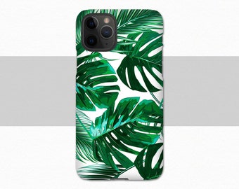 Tropical Leaves iPhone 11 Pro Max Case Green Leaves iPhone 11 Case iPhone 11 Pro Case New iPhone 11 Phone Case Summer Palm Banana Leaves