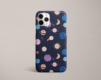 Dark Blue Celestial Planets iPhone 13 Case for iPhone 11 Pro Max Cover Apple iPhone 12 Pro Max 11 XR X XS Max 8 Plus 7 SE 2 12 Mini 6S 6 SE2