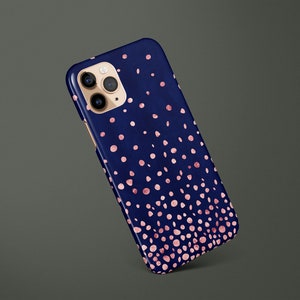 Rose Gold Google Pixel Phone Case Confetti Pixel Case Blue Pixel3A Case Google Pixel XL Case Rose Gold Pixel 4 XL Case Google Pixel 2 Case 3 image 9