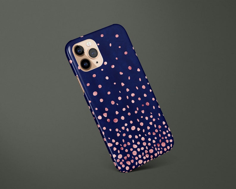 Rose Gold Google Pixel Phone Case Confetti Pixel Case Blue Pixel3A Case Google Pixel XL Case Rose Gold Pixel 4 XL Case Google Pixel 2 Case 3 image 9