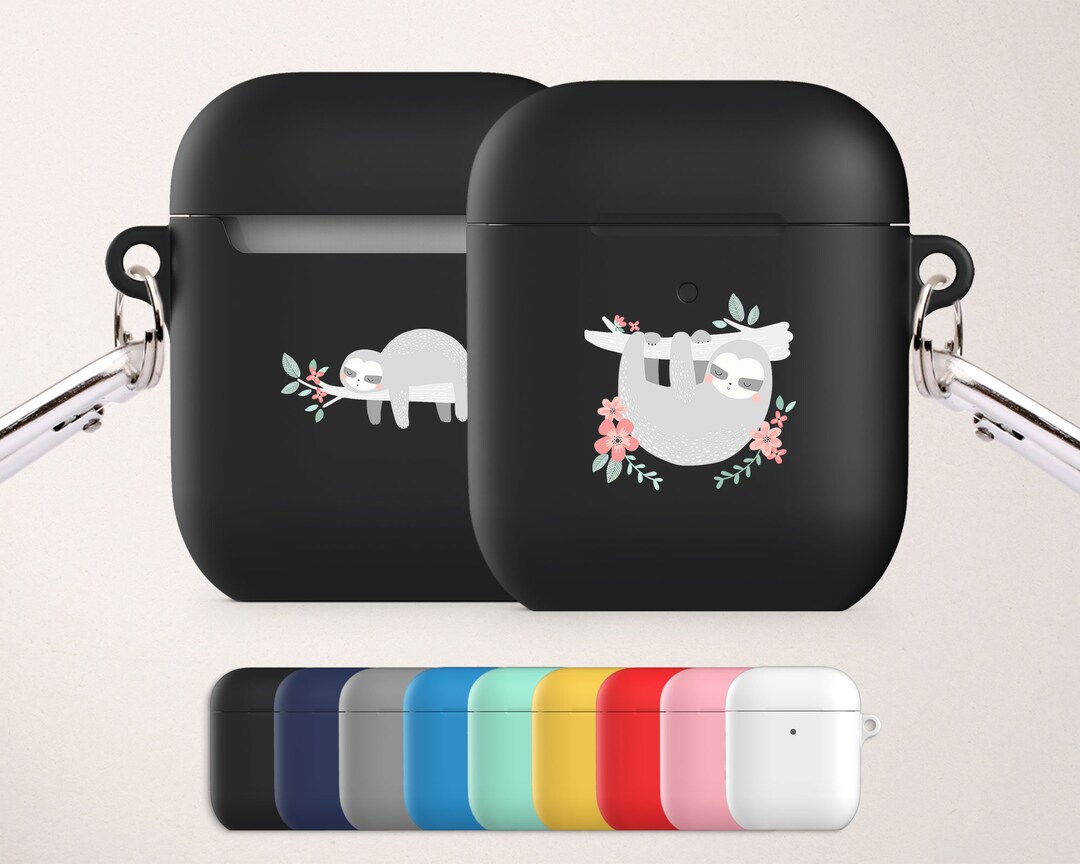 Cute Sloth AirPod Case AirPod Pro Case With Keychain for Etsy