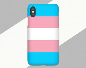 Transgender Pride Transgender Flag Phone Case Trans Queer LGBTQ+ Trans Pride Gift for Transgender iPhone Case Google Pixel Samsung Galaxy 10