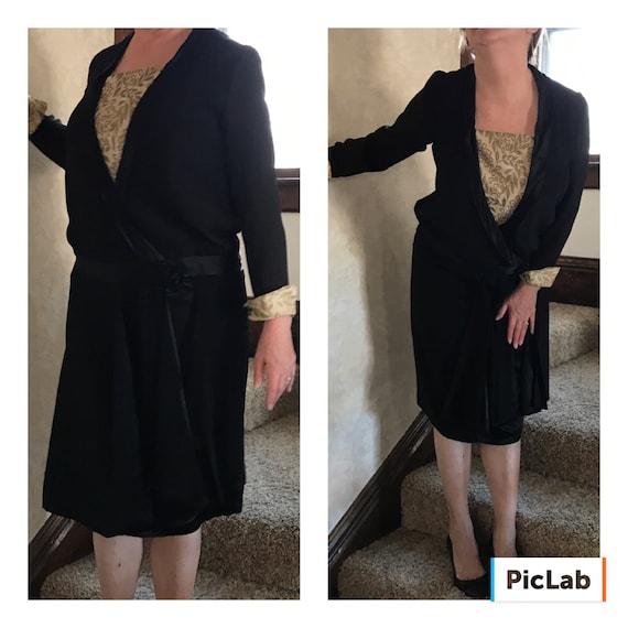 1920s Flapper Dress Vintage Dress