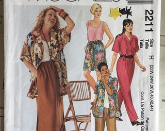 Easy McCall's 1999 Sewing Pattern: Women's Shirt, Pants, Skirt (Sizes 22-26, 40-44)
