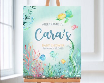 Ocean Theme Baby Shower Etsy