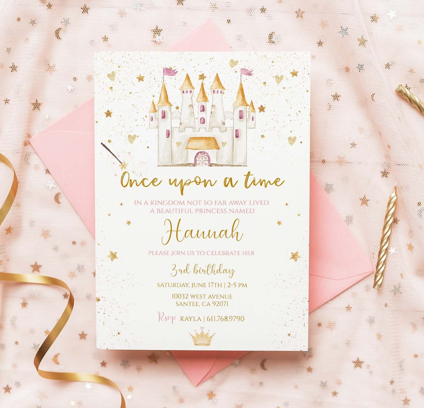 Princess invitation deals