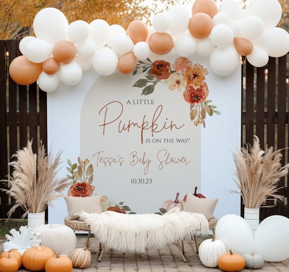 Baby shower backdrop deals