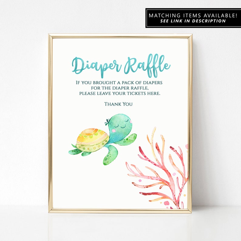 Under the Sea Baby Shower Advice Sign and Cards Printable Etsy