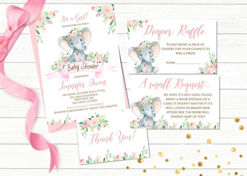 Elefante Bebe Ducha Invitacion Chica Conjunto Bebe Elefante Etsy Elefante Bebe Ducha Invitacion Chica Conjunto Bebe Elefante Etsy