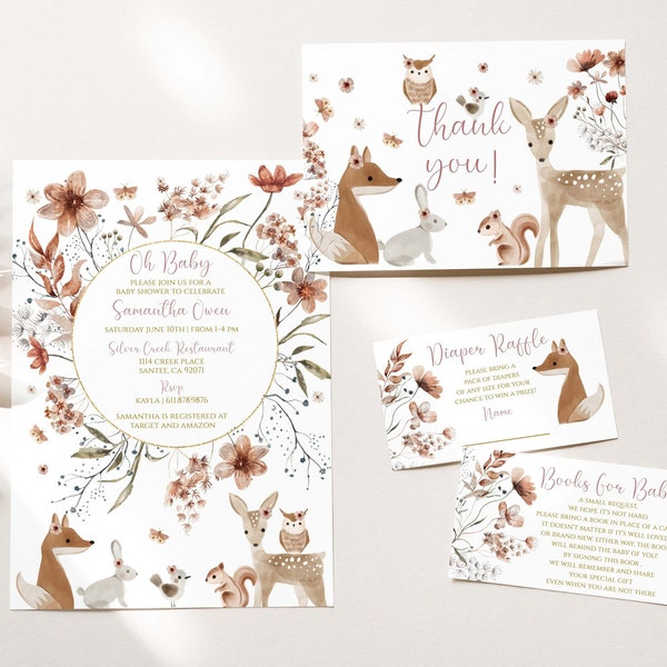 Animal Print Invite Etsy