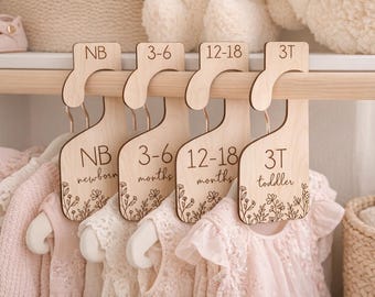Wildflower Baby Closet Dividers| Floral Wardrobe Clothing Divider sets