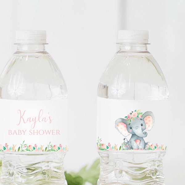 Elephant Labels - Etsy