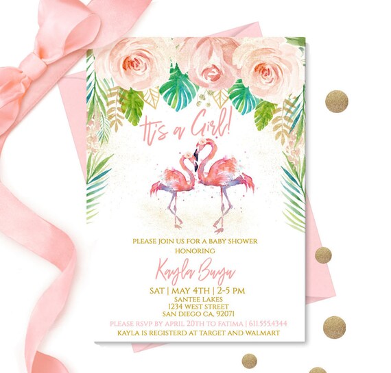 flamingo baby items