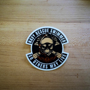 Navy Rescue Swimmer - So Others May Live Sticker