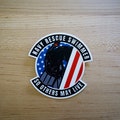 Navy Rescue Swimmer Mask Fins and Snorkel Sticker