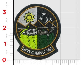 Navy Search and Rescue Combat SAR Patch with hook and loop MH-60S