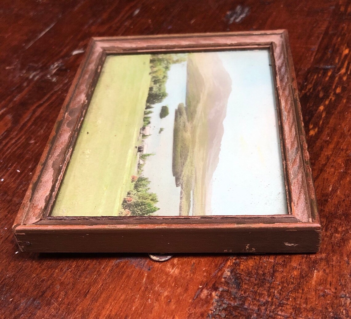 Hand Tinted Photo J Carlton Bicknell Photographer Vintage Etsy