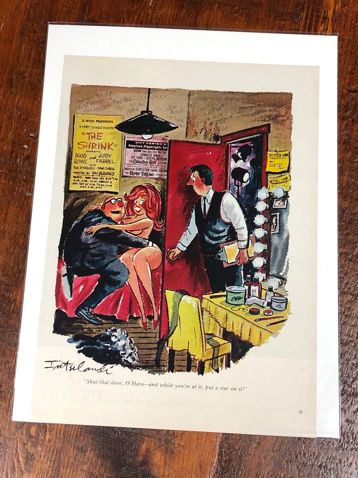6 Vintage Playboy Cartoon Prints Lot of 6 Prints From the Etsy