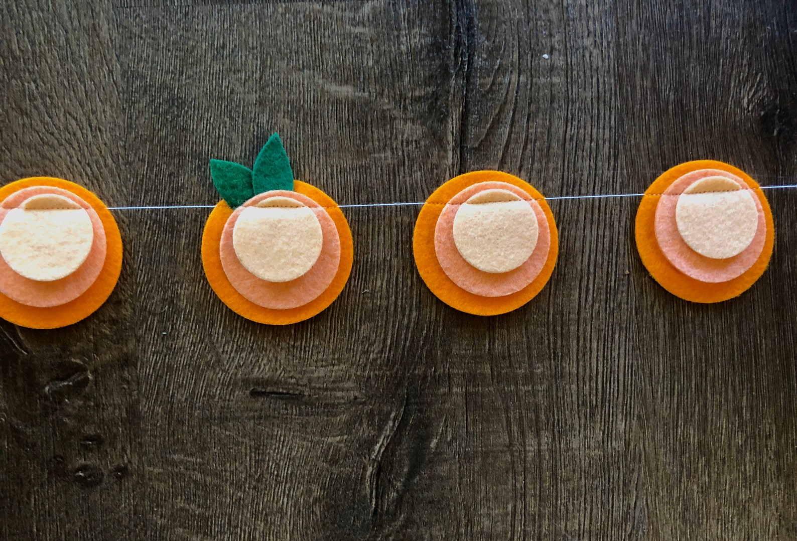 Orange Blossom Garland Orange Garland Spring Garland Orange Etsy