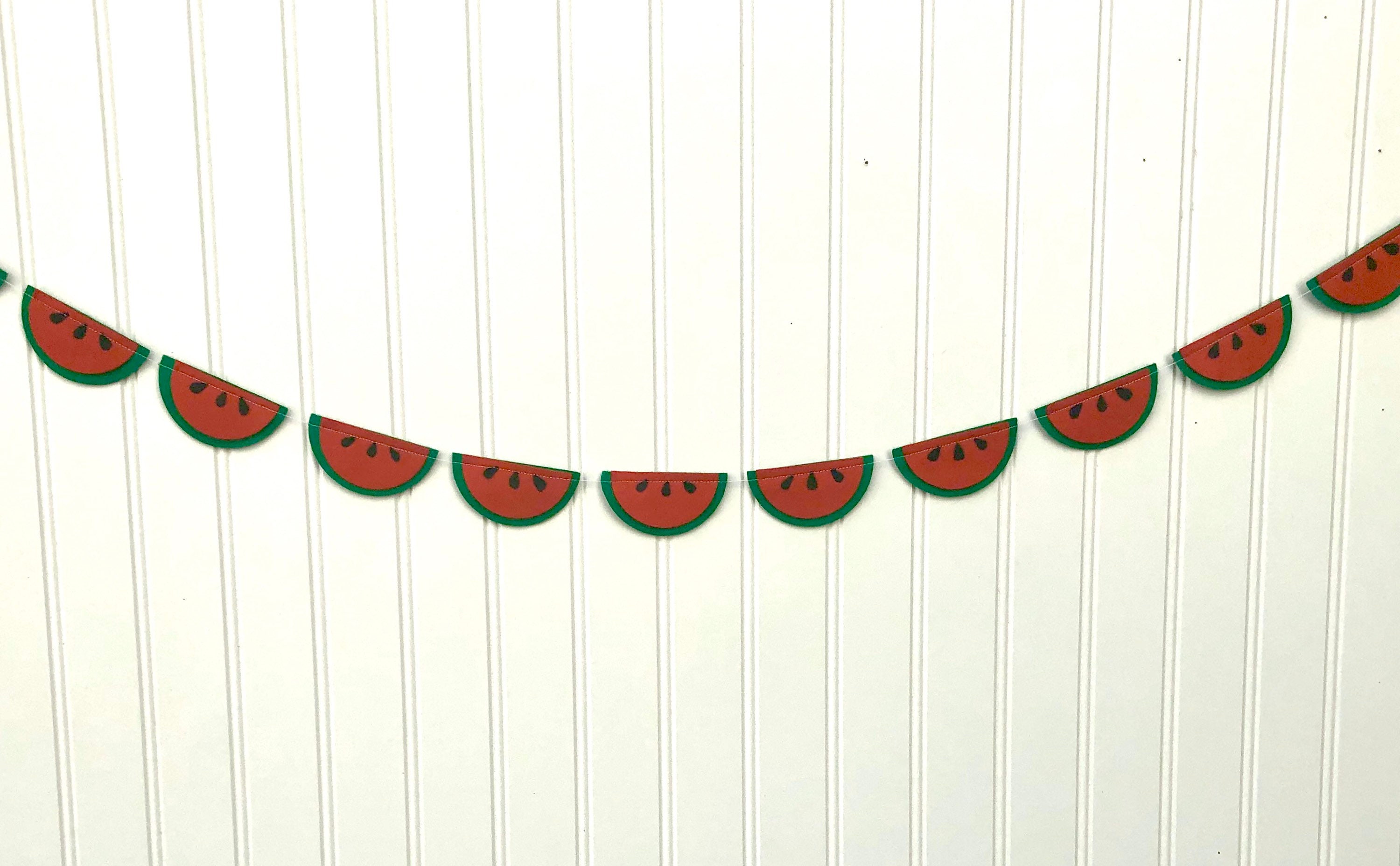 Watermelon Garland, Watermelons, Watermelon Party, Watermelon Decor, Watermelon Sign,  Watermelon Decoration, Summer Party Decor, Pool Party