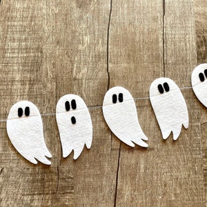Ghost Garland// Ghost Banner // Halloween Garland // Halloween Banner // Halloween Decor // Ghost Decor // Halloween Party Decor// image 2